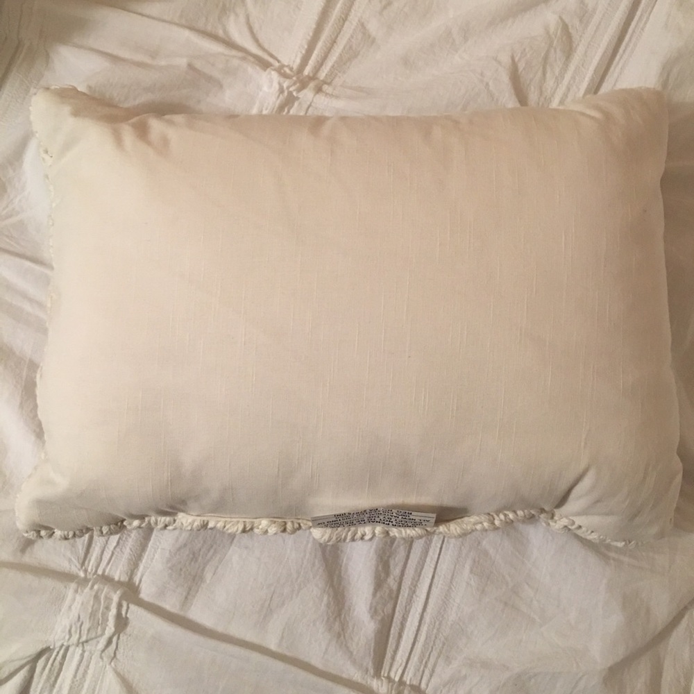 Cable Knit Sweater Accent Pillow Off-White - Picture 3 of 3